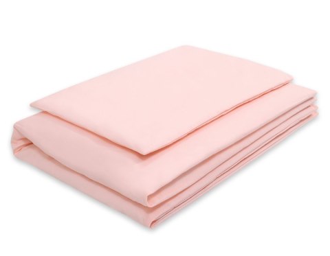 Bawełniana pościel dla dzieci 2-częściowa poszewki na poduszkę 60x40 na kołderkę 120x90 -pudrowy róż