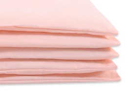 Bawełniana pościel dla dzieci 2-częściowa poszewki na poduszkę 60x40 na kołderkę 120x90 -pudrowy róż
