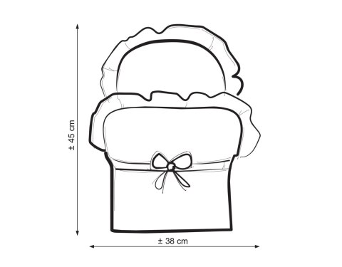 Becik dla lalek otulacz wiązany - łapacze snów kwiatowe