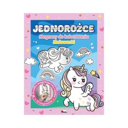 Magnesy do kolor. jednorożce AWM WYDAWNICTWO