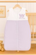 Śpiworek niemowlęcy- Little Prince/Princess fioletowy