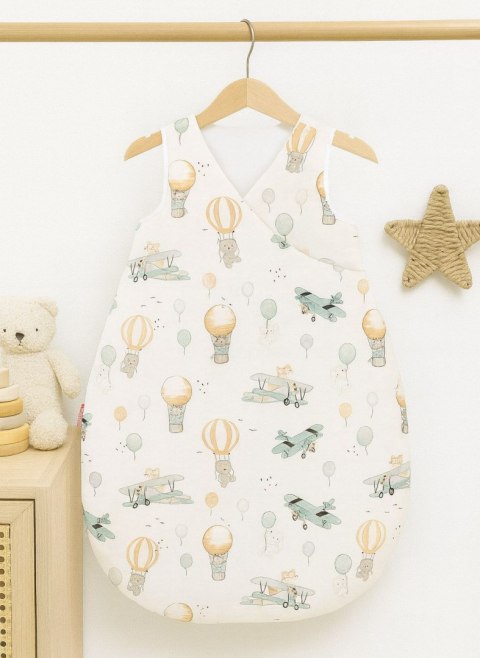 Śpiworek niemowlęcy całoroczny ocieplany 75 cm- sky adventure