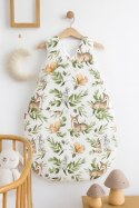 Śpiworek niemowlęcy całoroczny ocieplany 75 cm- woodland green