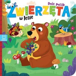 ZWIERZĘTA W LESIE DUŻE PUZZLE