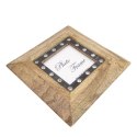 Drewniana ramka na zdjęcia 30071 - format zdjęcia 10x10cm