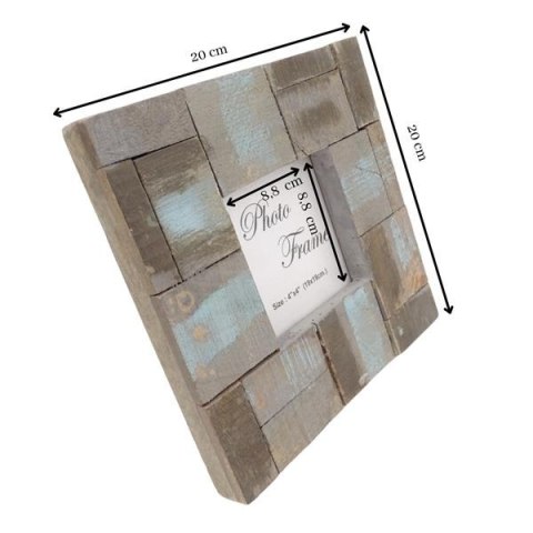 Drewniana ramka na zdjęcia 30350 mix - format zdjęcia 10x10cm