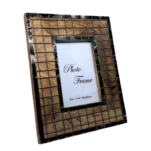 Drewniana ramka na zdjęcia - A-1638 - format zdjęcia: 10 x 15 cm