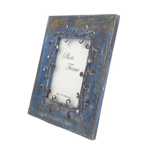 Drewniana ramka na zdjęcia Blue - 28893 - format zdjęcia 18x13cm