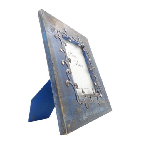 Drewniana ramka na zdjęcia Blue - 28893 - format zdjęcia 18x13cm