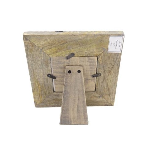 Drewniana ramka na zdjęcia pokryta blachą - A-1106 - format zdjęcia 10x10cm