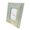 Drewniana ramka na zdjęcia złoto-mięta - 30898 - format zdjęcia 15x10cm