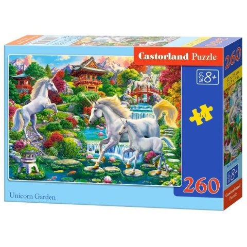Puzzle 260 el. unicorn garden CASTOR
