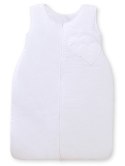 Śpiworek dla dzieci bawełniany M 6-12 mcy TOG 2.5 całoroczny ocieplany serduszka białe