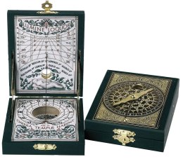 Zegar Słoneczny z Kompasem Kepler Dyptyk - Replika - H04