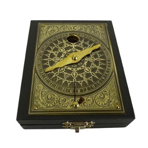 Zegar Słoneczny z Kompasem Kepler Dyptyk - Replika - H04