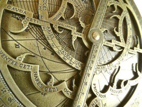 Duże Astrolabium Mosiężne Hartmann - Replika - H37