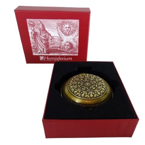 Kompas Mosiężny Urania Propitia z Zegarem Słonecznym - Premium - H45