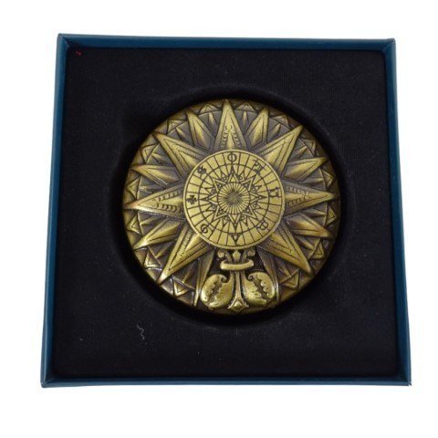 Kompas Solarny Mosiężny - Replika Renesans - H40