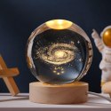 Szklana Kula 3D Droga Mleczna - Lampka Nocna LED USB - Gadżet na Biurko
 - KDM