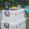 NCB4002 SKŁADANA SKRZYNIA KEMPINGOWA Z FUNKCJĄ STOŁU 2W1 ZIELONA NILS CAMP