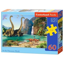 Puzzle 60el. dinosaurs world CASTOR