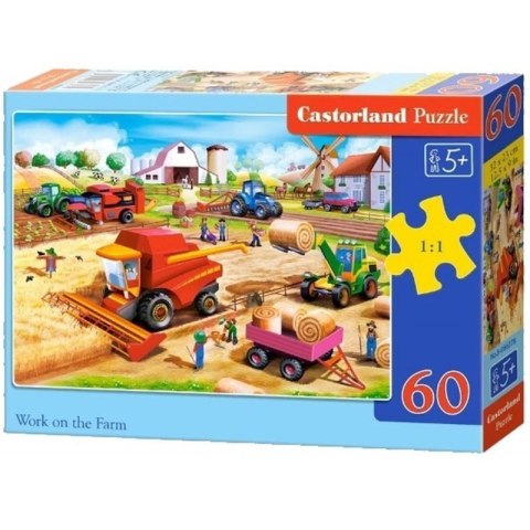 Puzzle 60el. work on the farm CASTOR