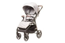Wózek spacerowy STINGER PRO MELANGE LIGHT GREY 4 BABY