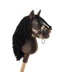 Hobby Horse Mały koń na kiju Premium ciemnobrązowy ciemogniady A5