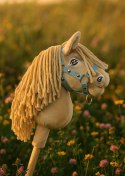 Hobby Horse Mały koń na kiju Premium kremowy cremello A5