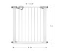 Milly Mally Bramka zabezpieczająca Barierka na schody Guardy 83 White