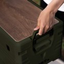NCB4002 SKŁADANA SKRZYNIA KEMPINGOWA Z FUNKCJĄ STOŁU 2W1 ZIELONA NILS CAMP