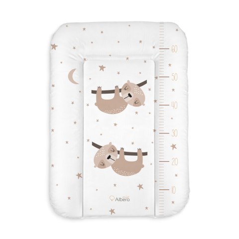 ALBERO MIO Mata do przewijania niemowląt 70x50 432 Leniwce (włóknina)