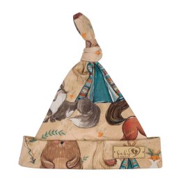 BABY 01265 Czapka niemowlęca Smerfetka Boho Boy 7-12m*