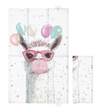 Składana mata do przewijania duża 50x80 Basic Crazy Lama CEBA 307-000-782