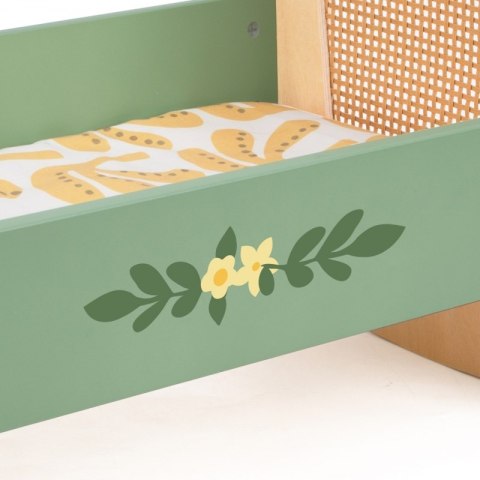 CLASSIC WORLD CW50633 Drewniana Kołyska Vintage Łóżeczko dla Lalek