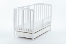 DREWEX Łóżeczko LULAYA DELUX tapczanik+szuflada biały