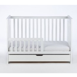 DREWEX Łóżeczko tapczanik IVE biały + szuflada