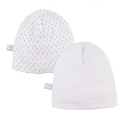 EWA 906748 Czapka Smerfetka 2-pak biała 68