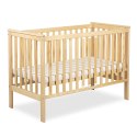 KLUPŚ Łóżeczko z barierką IWON sosna 120x60