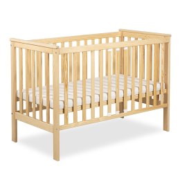 KLUPŚ Łóżeczko z barierką IWON sosna 120x60