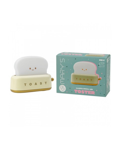 Lampka nocna led Toster żółty MARY'S MW20722