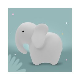 Lampka nocna led Słonik biały z pilotem MARY'S MW61258