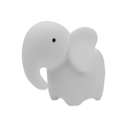Lampka nocna led Słonik biały z pilotem MARY'S MW61258