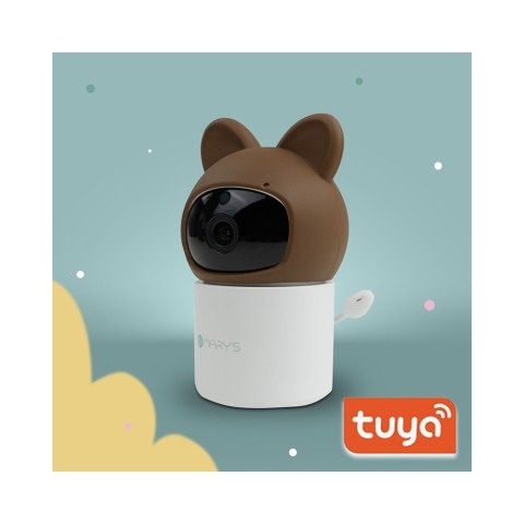 MARY'S MW61443 Obrotowa niania kamera elektroniczna Miś brązowy WIFI TUYA