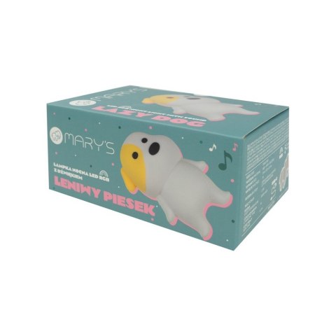 Lampka nocna RGB z dźwiękiem Leniwy Piesek MARY'S MW61485