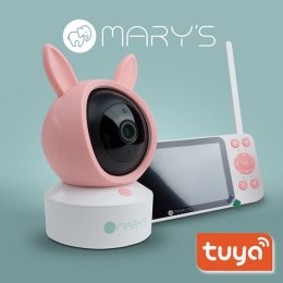 MARY'S MW61500 Niania kamera elektroniczna 2w1 Królik różowy WIFI TUYA