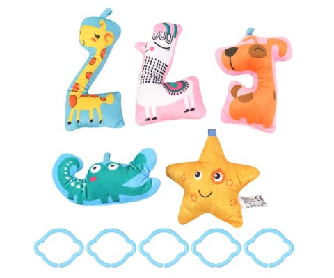 MILLY MALLY 6145 TinyMini JL639-2B Mata edukacyjna 2w1 Kwiat Safari