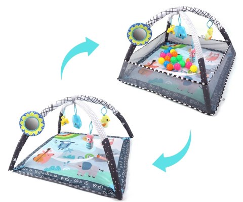 MILLY MALLY 6146 TinyMini JL652-1A Mata edukacyjna 2w1 Kojec z piłeczkami