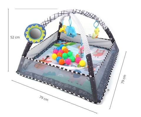 MILLY MALLY 6146 TinyMini JL652-1A Mata edukacyjna 2w1 Kojec z piłeczkami