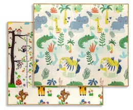 MILLY MALLY Mata piankowa składana Play Savanna and Tree T1